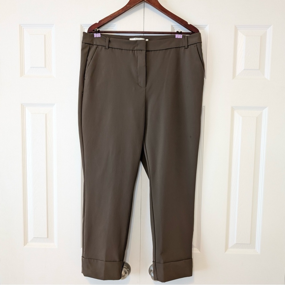 Size 16 Alfred Sung Olive Green Brown Women’s Pants Slacks